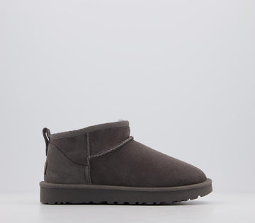Womens UGG Classic Ultra Mini Boots Grey