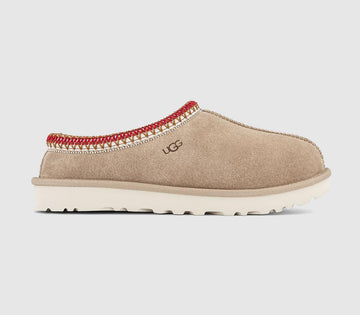 Womens UGG Tasman II Slippers Sand Dark Cherry