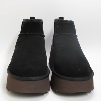 Womens UGG Classic Ultra Mini New Heights Boots Black