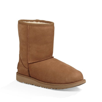 UGG Girls Classic II Short Waterproof Chestnut